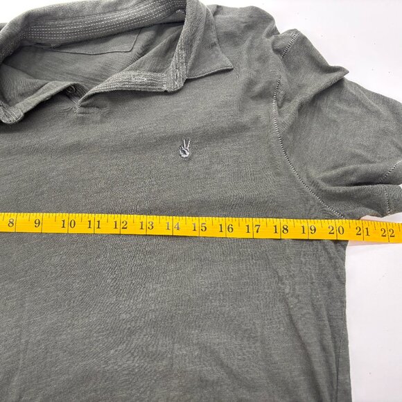 John Varvatos Star U.S.A.Men's Short Sleeve Polo Shirt Sz M Buttoned Collared - Picture 5 of 6